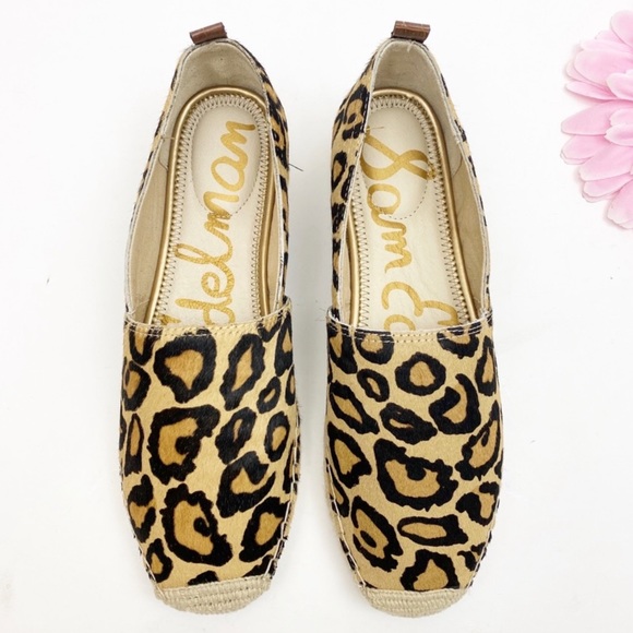 Anthropologie Shoes - Sam Edelman | Khole Nude Leopard Slip-On Espadrille